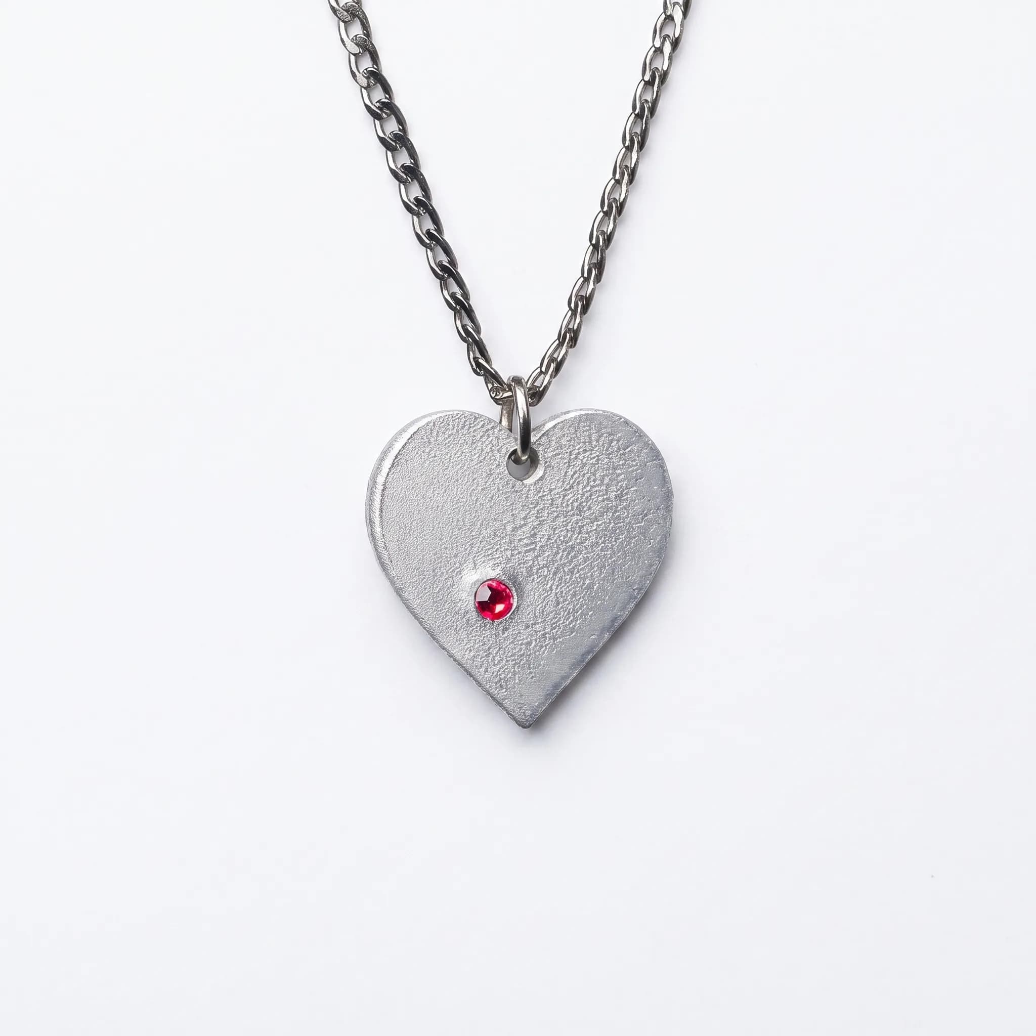 Heart Necklace on a clean white background