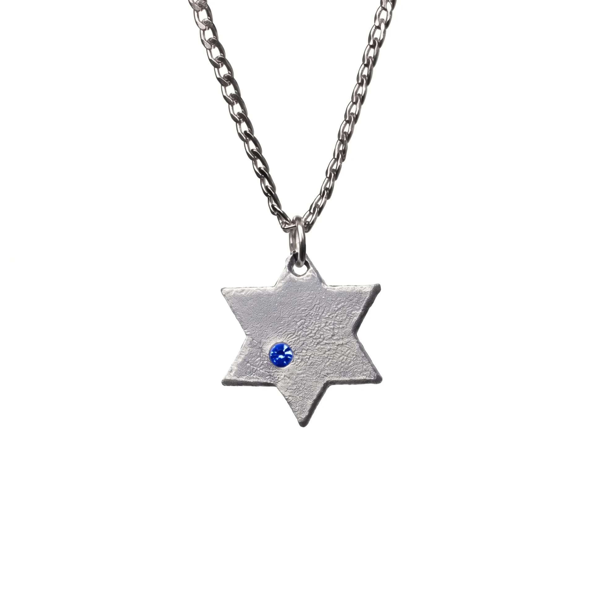 Magen David Necklace on a clean white background